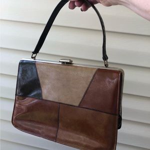Vintage vegan leather purse